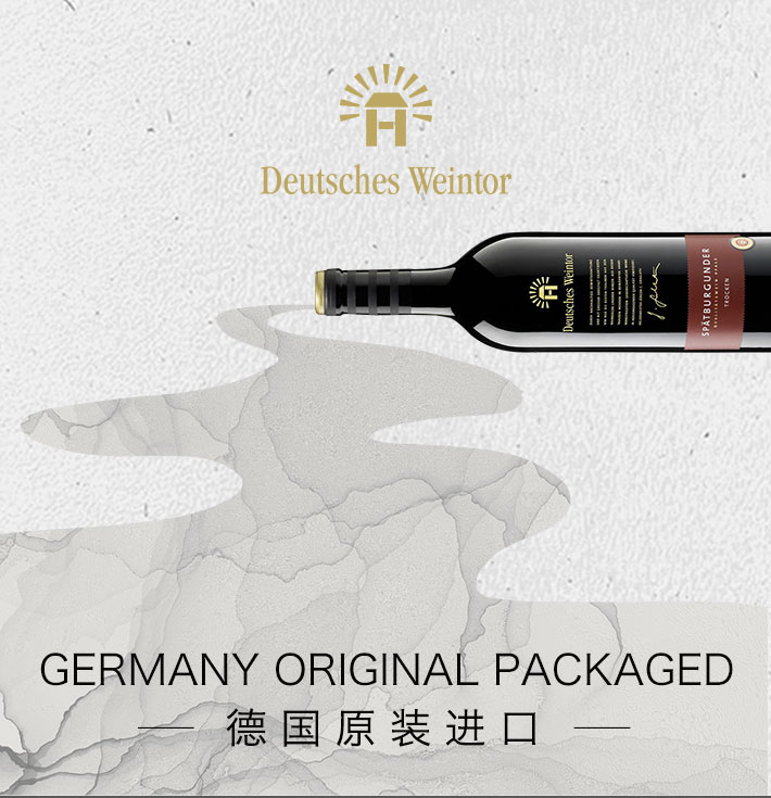 德国酒门 黑皮诺 高级干红葡萄酒 750ml